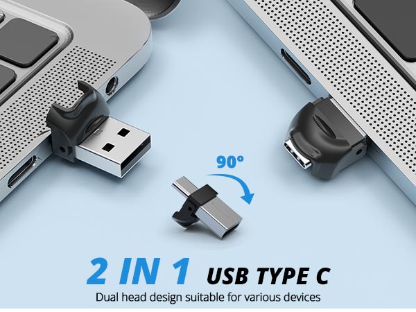 QUI Presentation Clicker with Volume Control, 2.4GHz USB Wireless Presenter Remote, PowerPoint Clicker Slide Advancer Compatible with Mac, Windows, Google Slides, Keynote